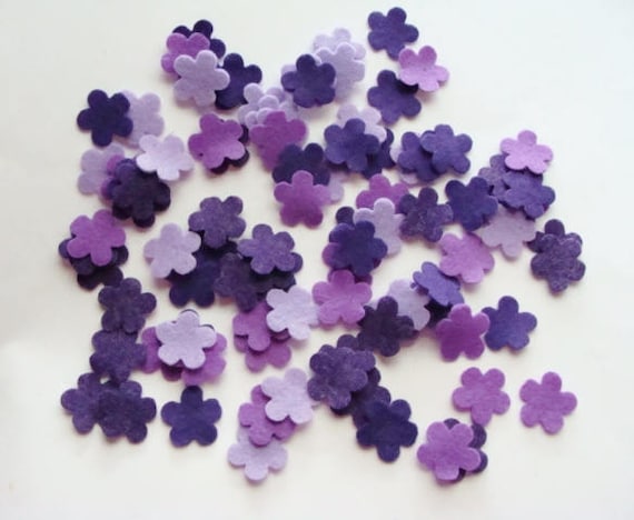 X12 Felt Flower Embellishments Die cuts