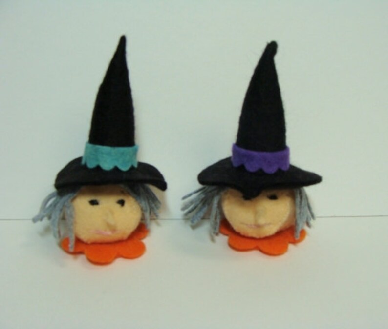 Makes 2 or Bunny Shelf Sitters 2-12 by 2 DIY Hand Sewing Kit with Precut Wool Blend Felt Pieces Little 3D-Snowball Snowmen,Witches