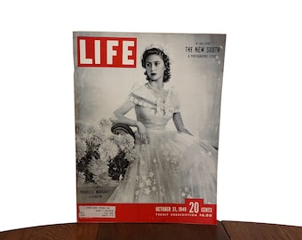 Vintage jaren 1940 Life Magazine Princess Margaret Cover - - 31 oktober 1949