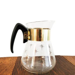 Vintage Corningware Carafe 4 Cup Mid Century Coffee Maker - Mid Century Modern Kitchen - Atomic Design