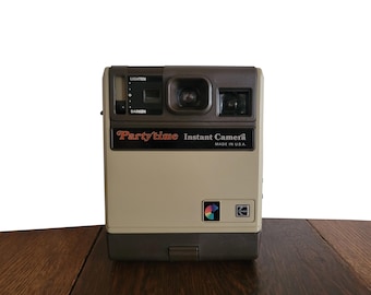 Vintage Kodak-camera Instant Camera Partytime Kodak uit de jaren 80 - Nieuwstaat met handleiding en doos