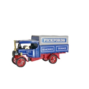 Vintage Matchbox Model Car Toy Models of Yesteryear Y-27  Pickfords 1922 Foden Steam Lorry Wagon Delivery Truck - 1984