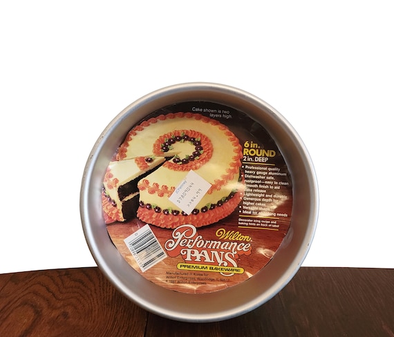 Vintage Cake Pan Round 1980s Wilton Inch Cake Pan 1981 Vintage