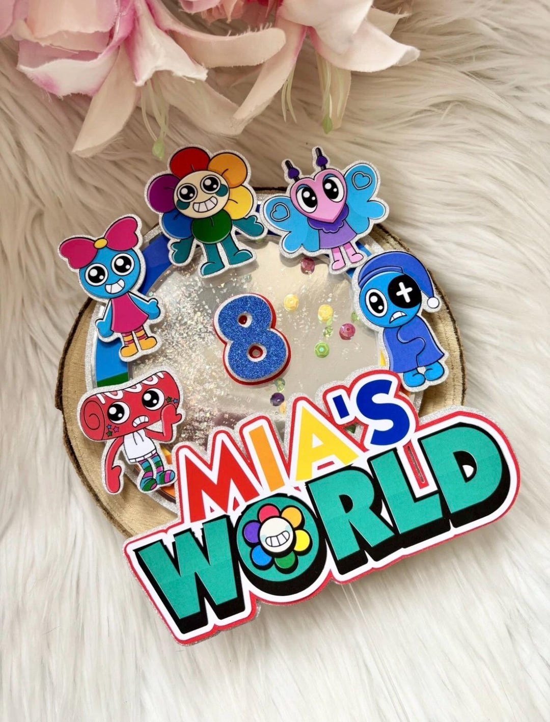 Personalised Dandys World Shaker Cake Topper - Etsy UK