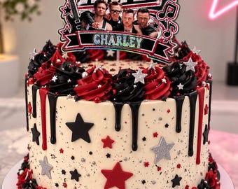 Personalised McFly 3D cake topper - ANY name/age