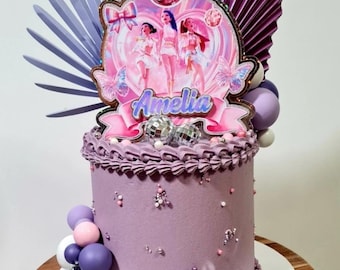 personalised Kpop Demon Hunters Cake Topper