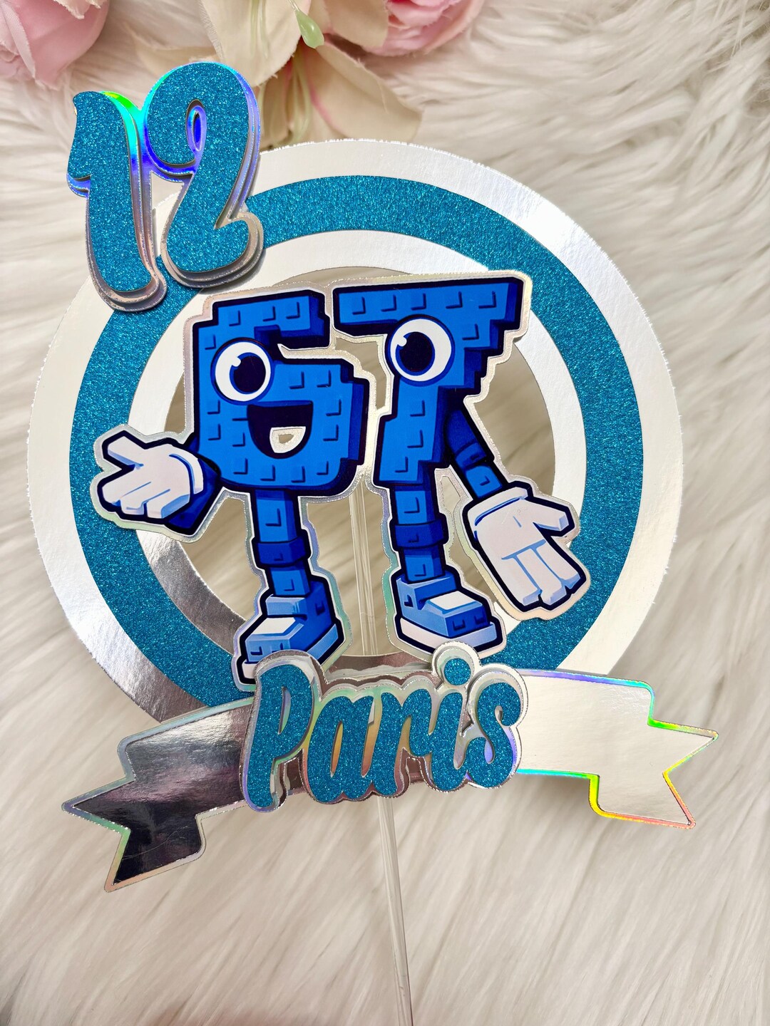 Brain Rott Cake Personalised 67 - Italian Brainrot Cake Topper - Etsy
