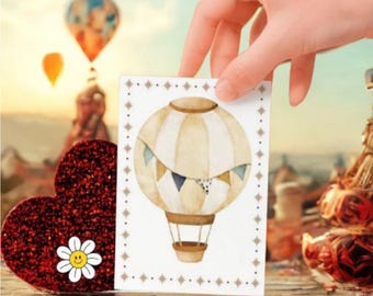 Romantic and delicate printable card,suitable for any occasion