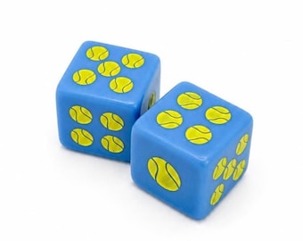 Par de dados de pickleball de 16 mm