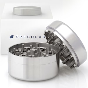 Stainless Steel Herb Grinder 2.5 Inch 3 Piece Threadless Design