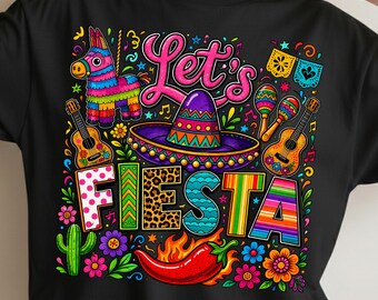Vamos festejar PNG, Cinco de Mayo PNG, Festa colorida PNG, Festa mexicana PNG, Sombrero piñata PNG, Download para sublimação, Download digital
