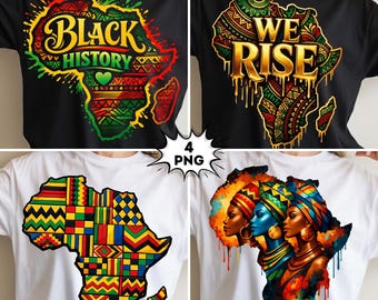 African Map PNG, Black History PNG, African Heritage Design, Afrocentric Digital Download, Black History Month PNG, Digital Download