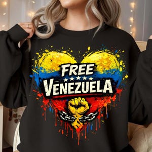 Gratis Venezuela hjärta PNG, Venezuela hjärta PNG, Venezuela flagga hjärtdesign, Venezuela, Venezuela Pride PNG, Latinamerikanskt kulturarv digital nedladdning bild 4