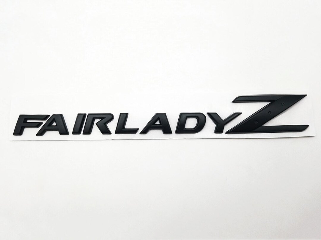 Metal Matte Black Fairlady Z Rear Emblem Badge for Nissan 370Z 350Z Z34 ...