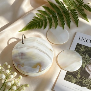 Juego de 3 cuadernos de conchas de vieira naturales, cuadernos de bocetos de acuarela hechos a mano, cuadernos en blanco para artistas, diario de naturaleza costera, regalo único del océano.