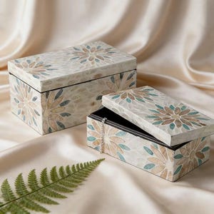 Rare Seashell Trinket Box,Natural Clam Shell Container,Coastal Home Decor,Beach Wedding Ring Holder,Ocean Gift for Jewelry or Crystals.