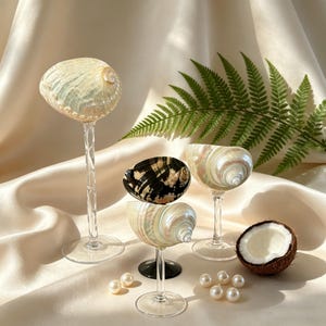 Plato para joyas de concha marina natural, cuenco artesanal de concha marina para baratijas, regalo de cumpleaños y de pedida de mano, decoración costera para el hogar, decoración de tocador con temática playera.