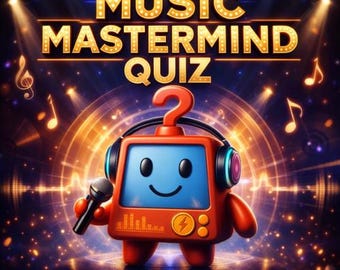 Music Mastermind Quiz Pack - UK Trivia Game (Printable & Digital Download)