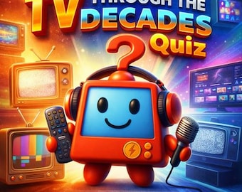 TV Trivia Quiz Pack – Through The Decades, UK Pub Quiz (Printable & Digital Download)