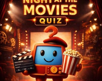 Night at the Movies Quiz Pack - UK Trivia Game (Printable & Digital Download)