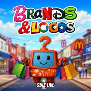 Varumärken + Logotyper Quizpaket - Brittiskt Triviaspel (Utskrivbart och digitalt nedladdningsbart)