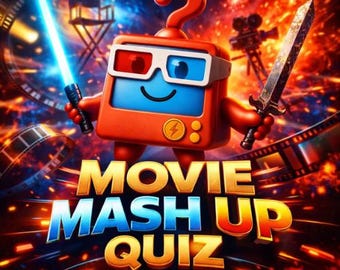 Movie Mash Up Quiz Pack - UK Trivia Game (Printable & Digital Download)