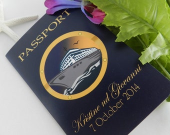 cruise wedding invitations etsy