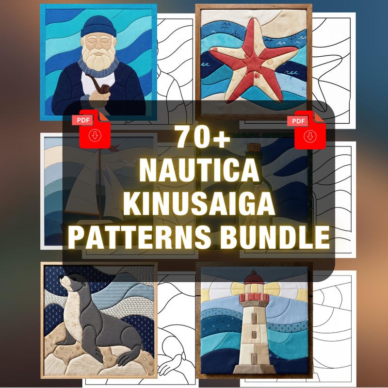 Kinusaiga Whale Patterns - Etsy
