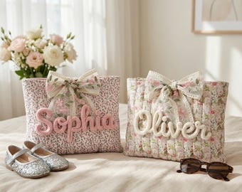 Personalized Reader Gift, Multi-Use Protective Sleeve for Books & Laptop, Embroidered Book Protector, Vintage Floral Book Pouch, Book Lover