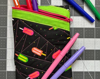 Popsicle Pencil Pouch