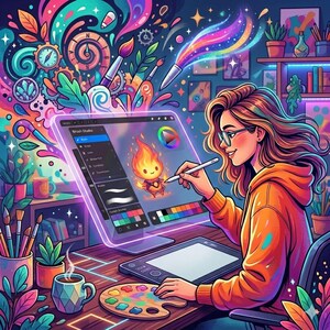 Procreate用グラフィックイラストブラシパック、ざらざらした質感のブラシ、ペイント用レトロインカー＆シェーダー、テクスチャ付きグラフィックアートツールキット 画像 6