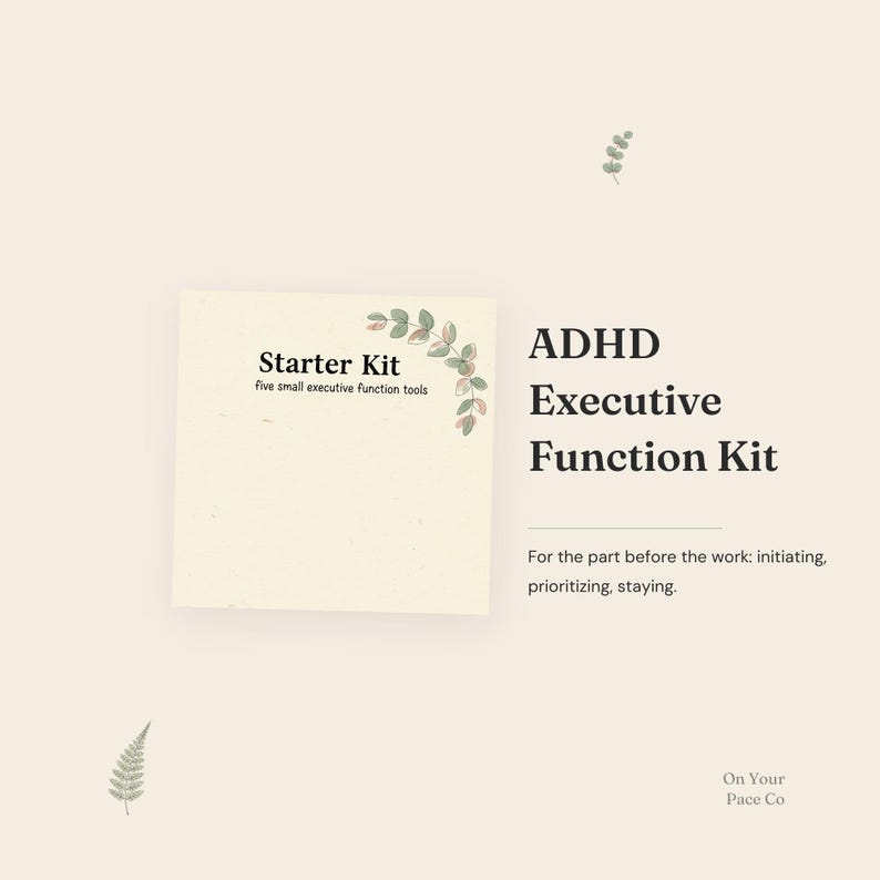 ADHD Executive Function Kit, GoodNotes iPad Planner Bundle, Undated ...