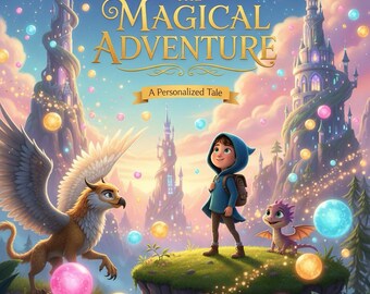 Livre pour enfants personnalisé d'aventures magiques | Histoire personnalisée pour enfants | Téléchargement numérique
