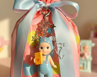 Kawaii Sonny Angel Keychain Handmade Charm - Collectible Bag Gift Cat Lovers Random only 1
