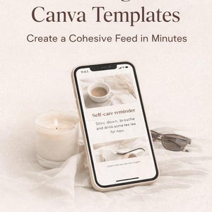 50 Instagram Canva Templates | Editable Instagram Posts & Stories | Social Media Content Bundle