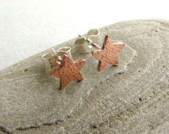 70pcs copper-tone studded star charms finding h1384