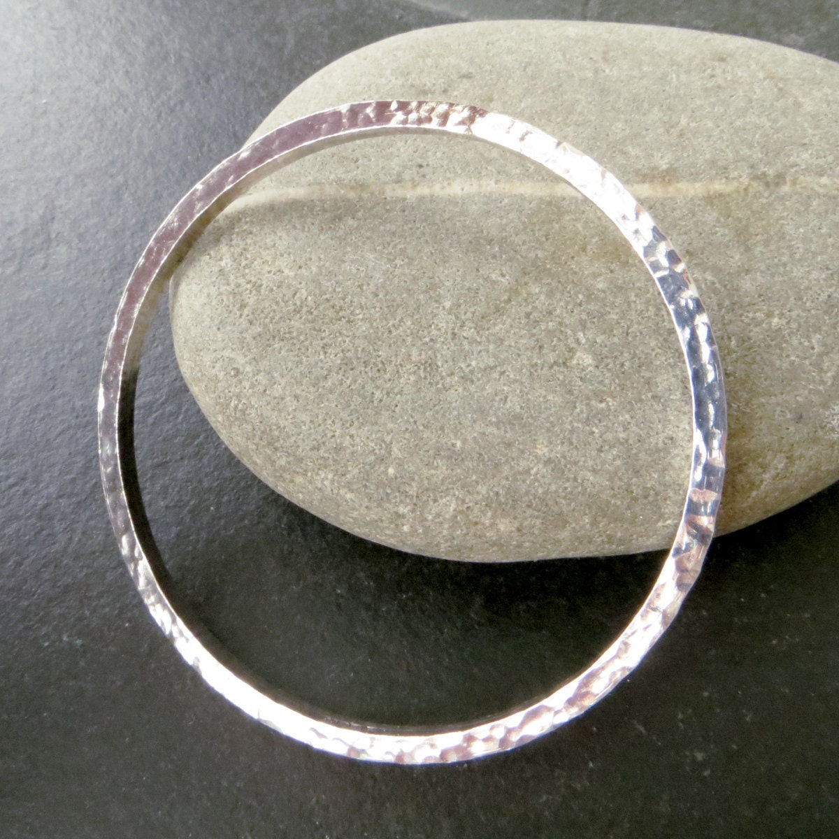 Modern Ladies Square Wire Bangle Contemporary Sterling Silver - Etsy UK