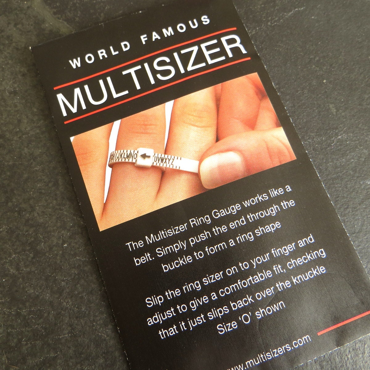 Reusable Ring Sizer Ring Measuring Gauge UK Ring Size Easy Etsy Australia