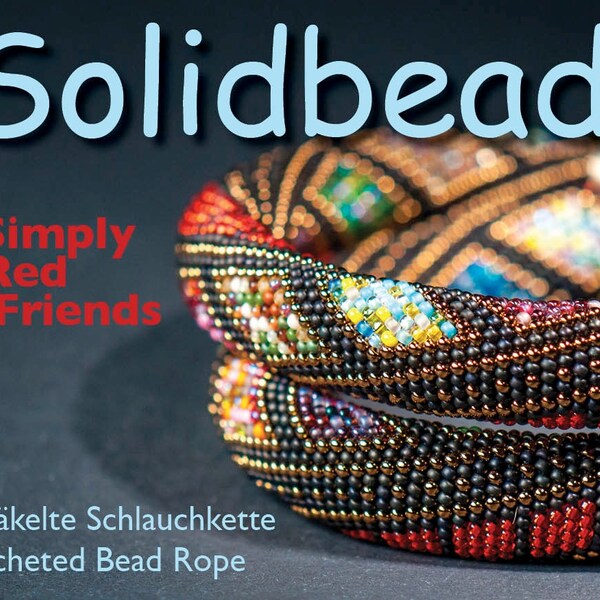 Simply Red & Friends - Crochet Necklace Pattern - Booklet