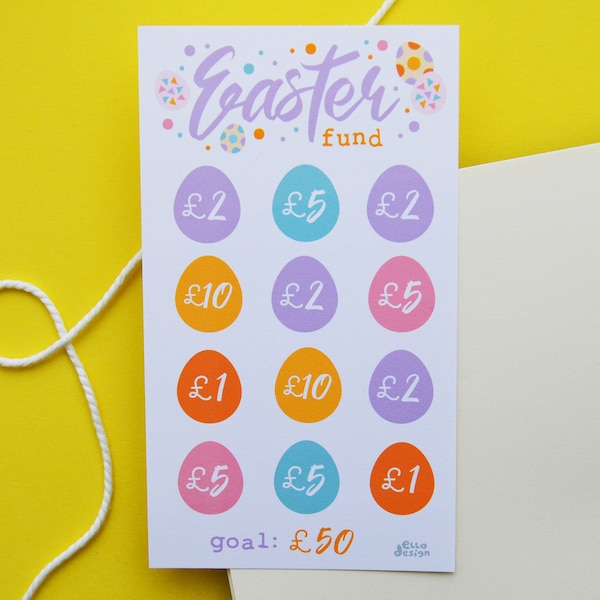 Easter Fund Money Saving Challenge | Spring Cash Stuffing | Pastel Mini Budgeting Folder Physical Tracker