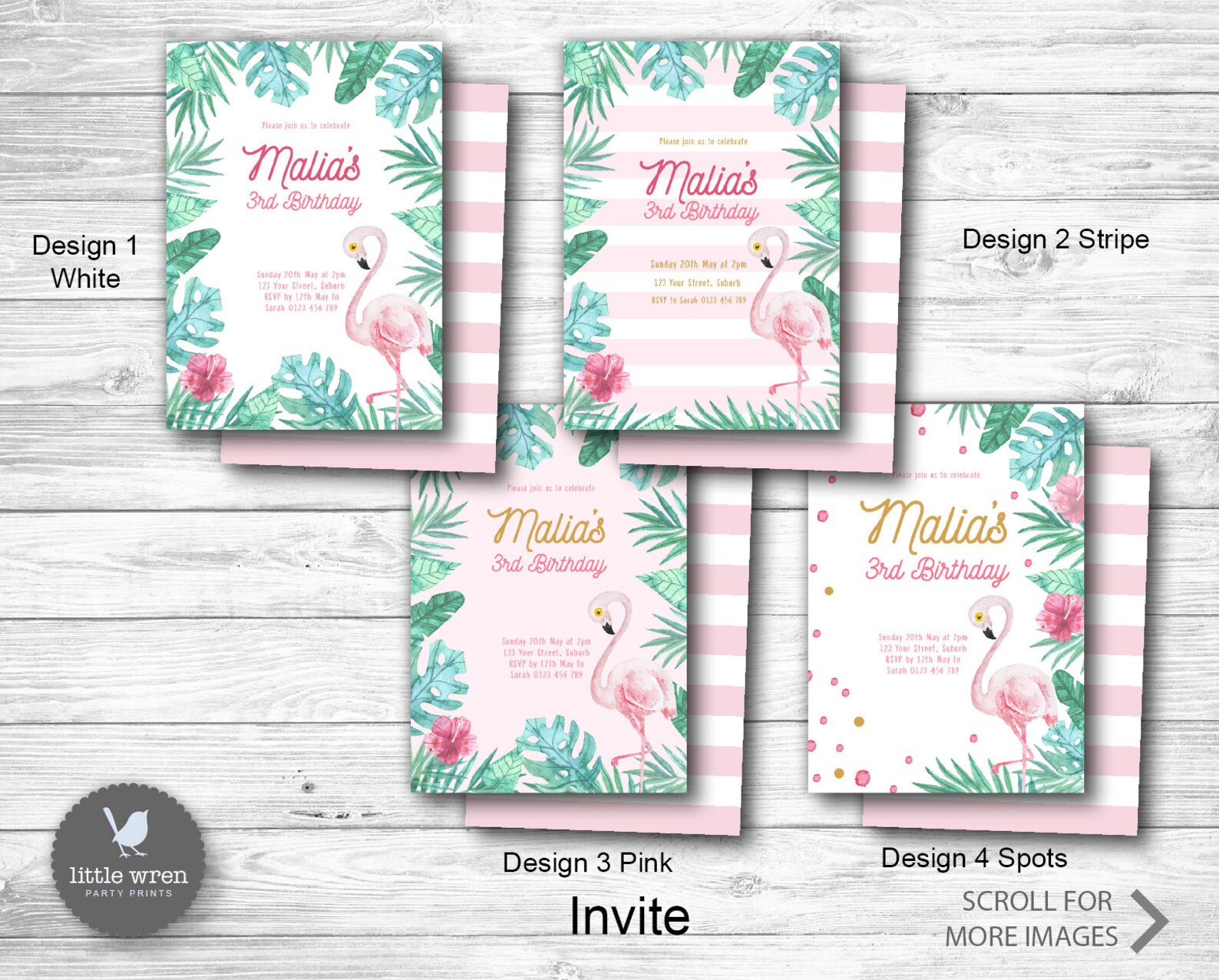Flamingo Party Decor Flamingo Decorations Printables - Etsy