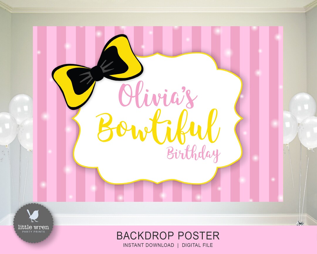 Emma Wiggle Poster, Wiggle Backdrop, INSTANT DOWNLOAD, Wiggle Banner ...