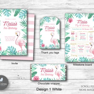 Flamingo Party Decor, Flamingo Decorations, Printables, Birthday ...