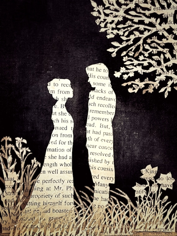 Pride and Prejudice Jane Austen Mr Darcy and Elizabeth birthday card