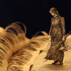 Libro amante del arte cumpleaños libresco Tarjeta de día de las madres Victoriana