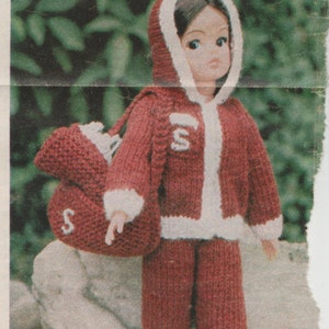 1980s Magazine Knitting Pattern for 12 Inch Sindy Doll Outfits