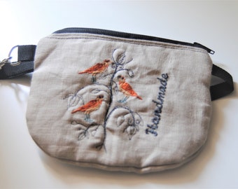 Belt bag/belt pack/hip bag/ fanny pack/ waist bag/ waist purse/woman bag/Boho bag/ Black lotus bag