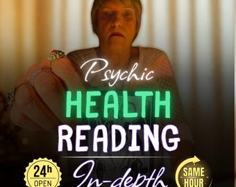 Psychic Health Reading, Same Hour Health Tarot Guidance, Energy Healing & Spiritual Insight, Mind - Body