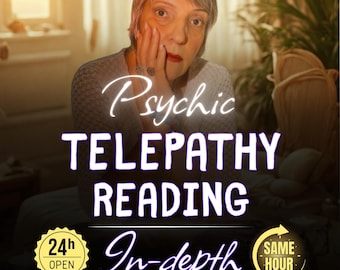 Psychic Telepathy Reading, Same Hour No Tools Clairvoyant Insight, What’s on Their Mind