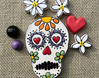 Handmade Day of the Dead Skull